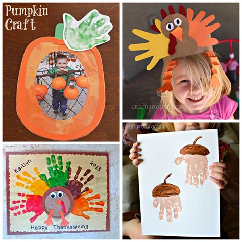 fall handprint craft|More.